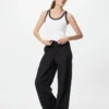 Zachte geribde tanktop voor dames | Ringer
