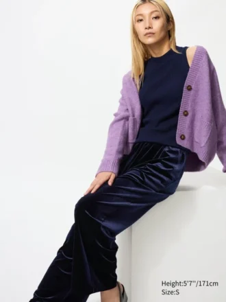 Zachte velours broek voor dames