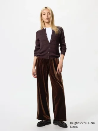 Zachte velours broek voor dames