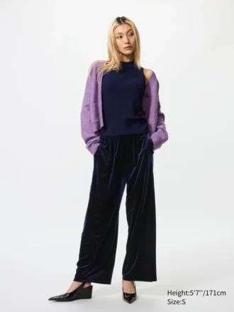 Zachte velours broek voor dames